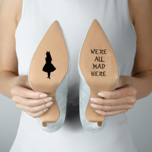 Bridal Shoes Decal - Alice In Wonderland