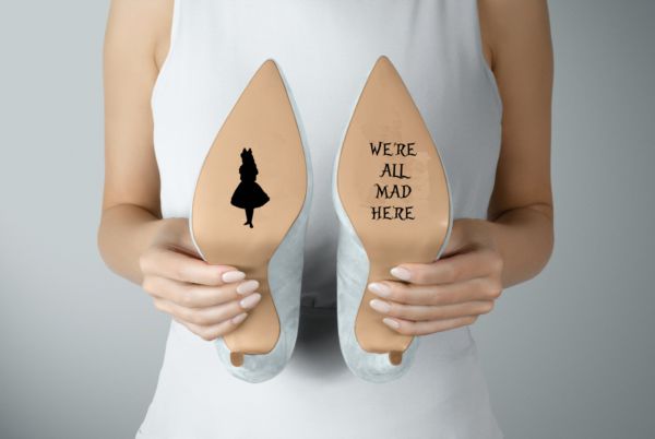 Bridal Shoes Decal - Alice In Wonderland