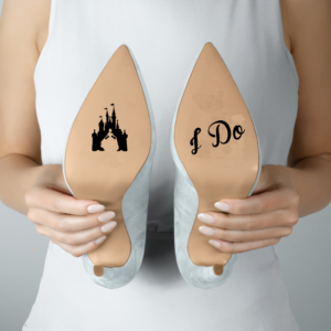 Bridal Shoes Decal - Cinderella