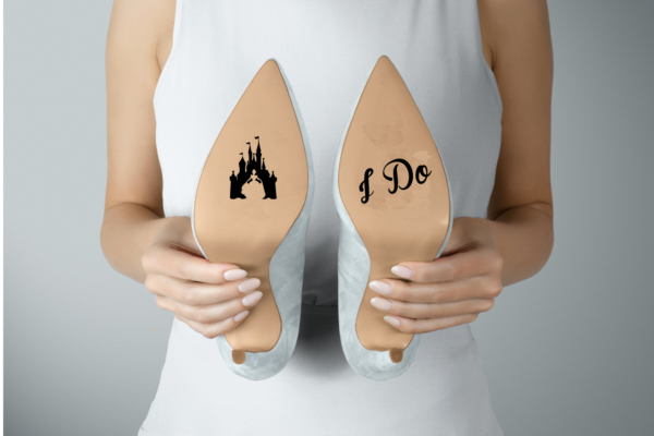 Bridal Shoes Decal - Cinderella