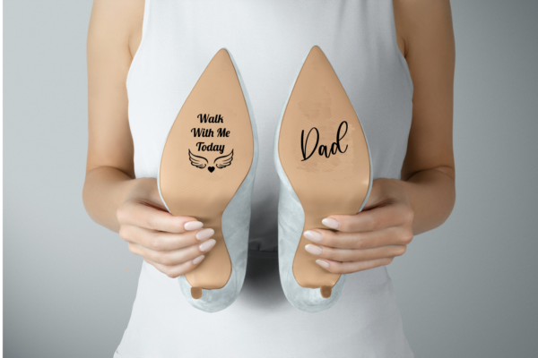 Bridal Shoes - Walk With Me Today Dad