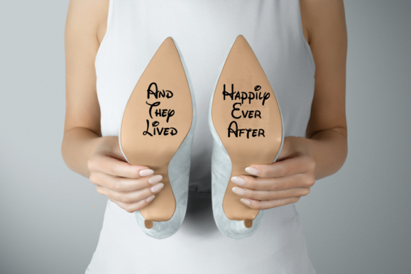 Bridal Shoes - Disney And They Lived...Happily Ever After