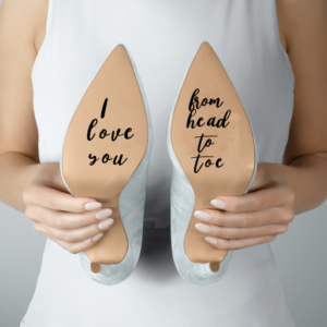 Bridal Shoes - I Love You...From Head To Toe