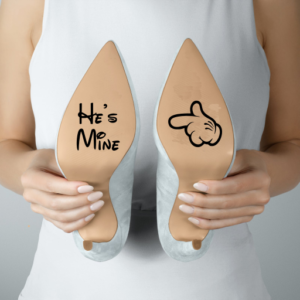 Bridal Shoes - Disney Glove He's Mine