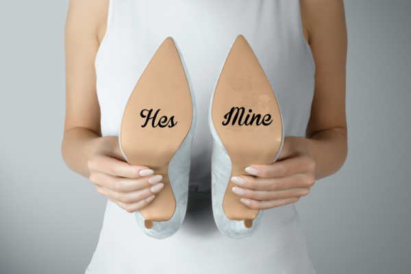 Bridal Shoes - He's Mine