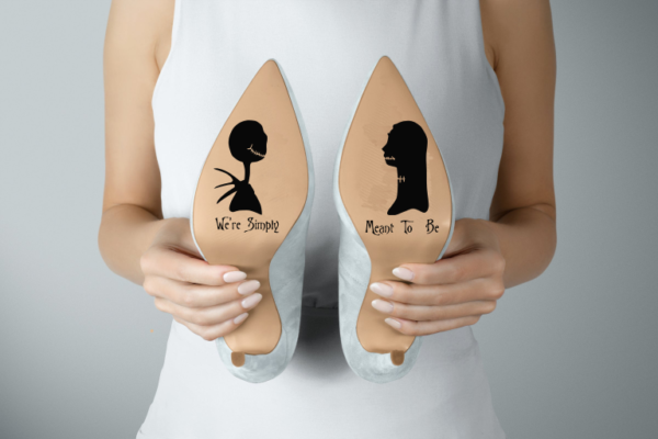 Bridal Shoes - Nightmare Before Christmas Jack & Sally