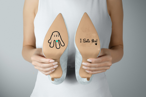 Bridal Shoes - Disney I Asked...I Said Yes!