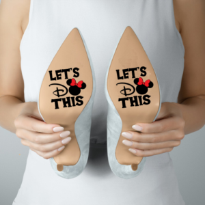 Bridal Shoes - Disney Minnie & Mickey Let's Do This