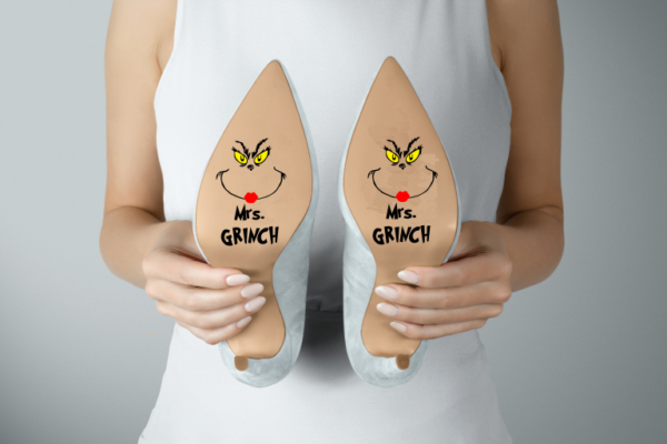 Bridal Shoes - Dr. Suess Mr. & Mrs. Grinch