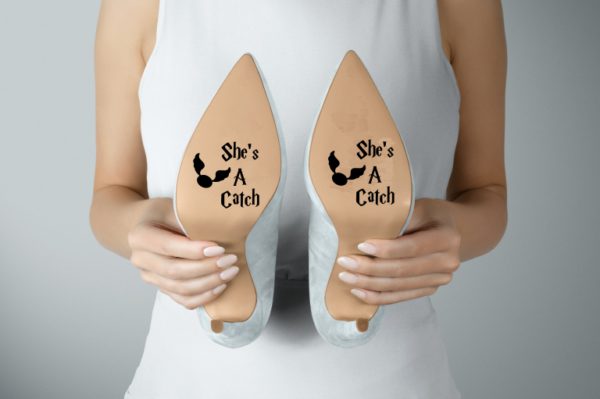 Bridal Shoes - She's A Catch...He's A Keeper