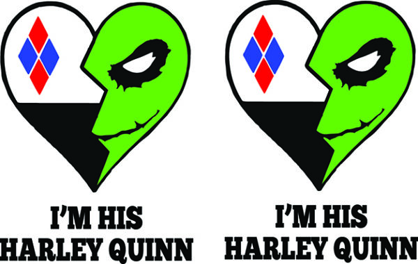 Bridal Shoes - I'm Her Joker...I'm His Harley Quinn