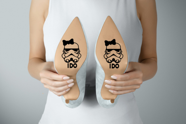 Bridal Shoes - Star Wars Stormtrooper - I Do...Me Too