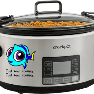 Crockpot Decal - Dory - Just Keep Cooking