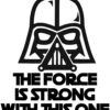 Crockpot Decal - Star Wars - The Force Is Strong With This One