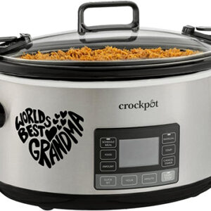 Crockpot Decal - Worlds Best Grandma