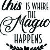Crockpot Decal - This Is Where The Magic Happens