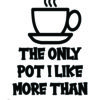Crockpot Decal - The Only Pot I Like More Than A Coffee Pot