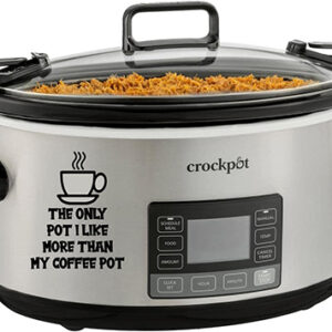 Crockpot Decal - The Only Pot I Like More Than A Coffee Pot