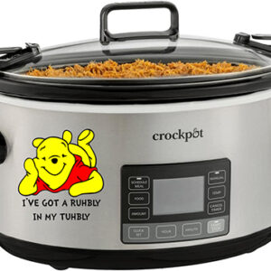 Crockpot Decal - I've Got A Rumbly In My Tumbly - Winnie The Pooh