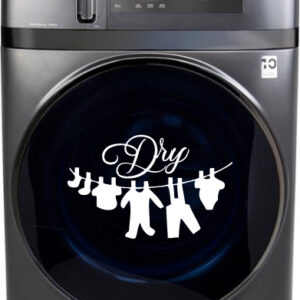 Laundry Decal - Dryer - Dry Bubbles