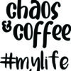 Keurig Decal - Chaos & Coffee #mylife