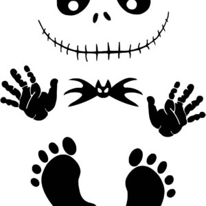 Baby Decal - Baby Jack Skellington On Board