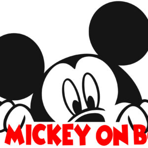 Baby Decal - Baby Mickey On Board