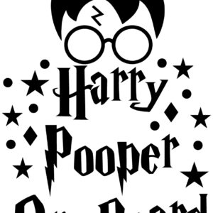 Baby Decal - Harry Potter - Harry Pooper On Board