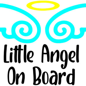 Baby Decal - Little Angel On Board