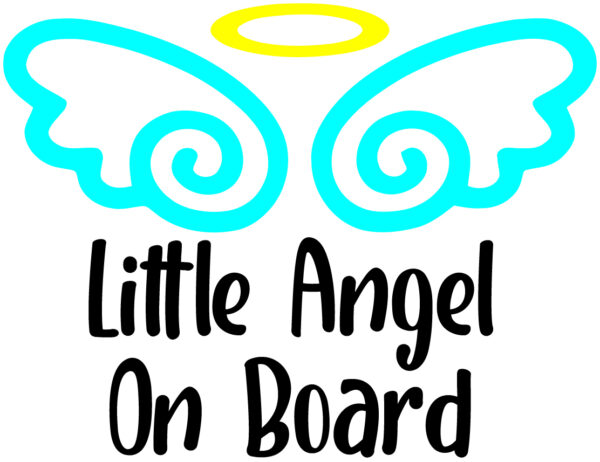 Baby Decal - Little Angel On Board