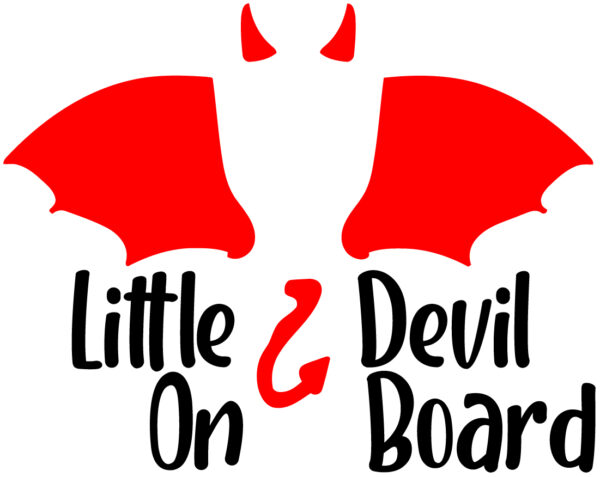 Baby Decal - Little Devil On Board