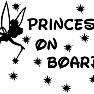 Baby Decal - Tinkerbell - Princess On Board
