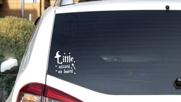 Baby Decal - Little Wizard On Board