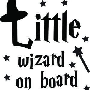 Baby Decal - Little Wizard On Board