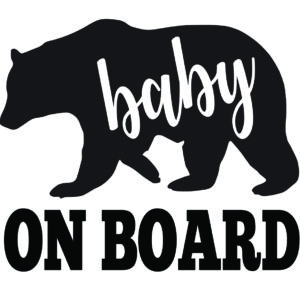 Baby Decal - Bear - Baby On Board
