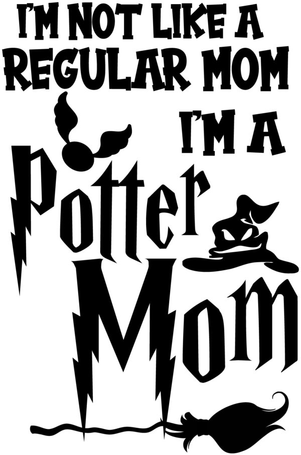 Baby Decal - I'm Not Like A Regular Mom - I'm A Potter Mom