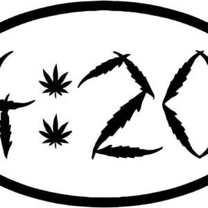 Cannabis Decal - 420 O'Clock