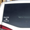 Cannabis Decal - Baked Wife - Happy Life