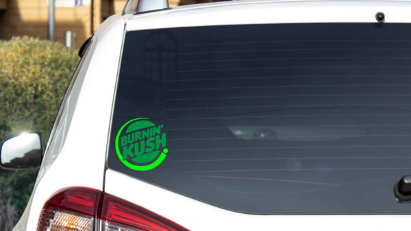 Cannabis Decal - Burnin' Kush