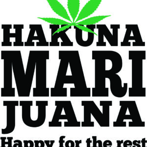 Cannabis Decal - Hakuna Marijuana