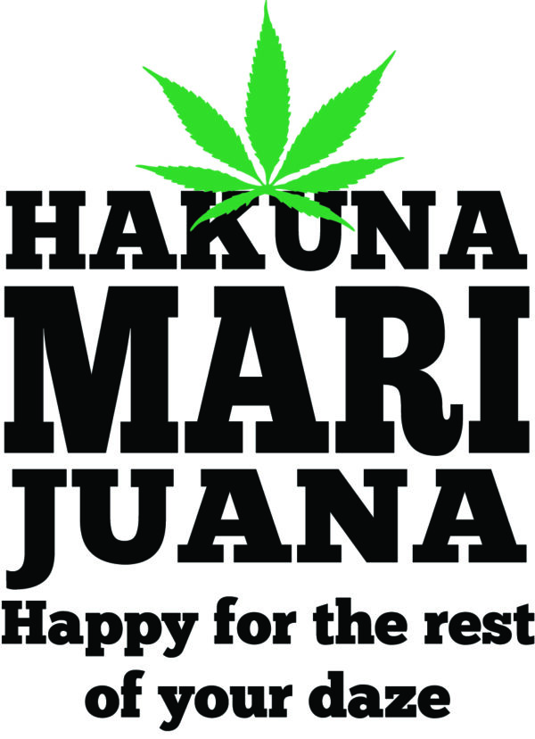 Cannabis Decal - Hakuna Marijuana