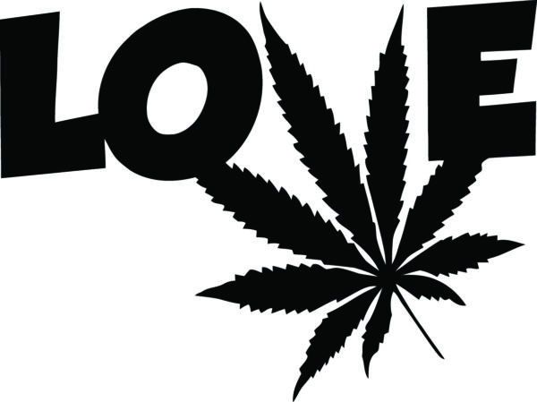 Cannabis Decal - Love Weed