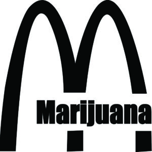Cannabis Decal - Marijuana Arches