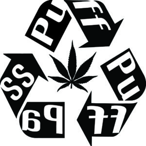 Cannabis Decal - Puff Puff Pass
