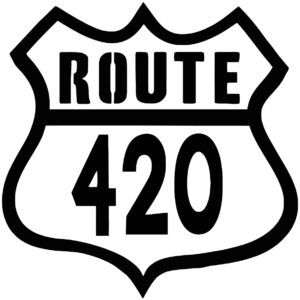 Cannabis Decal - Route 420
