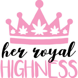 Cannabis Decal - Her Royal Highness