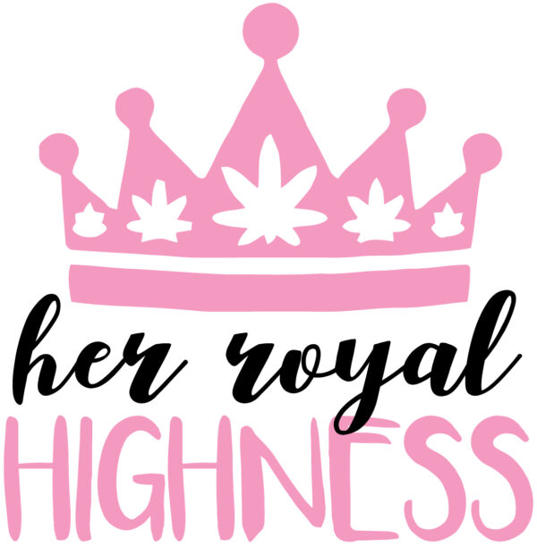Cannabis Decal - Her Royal Highness
