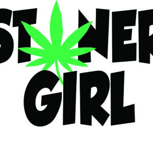 Cannabis Decal - Stoner Girl
