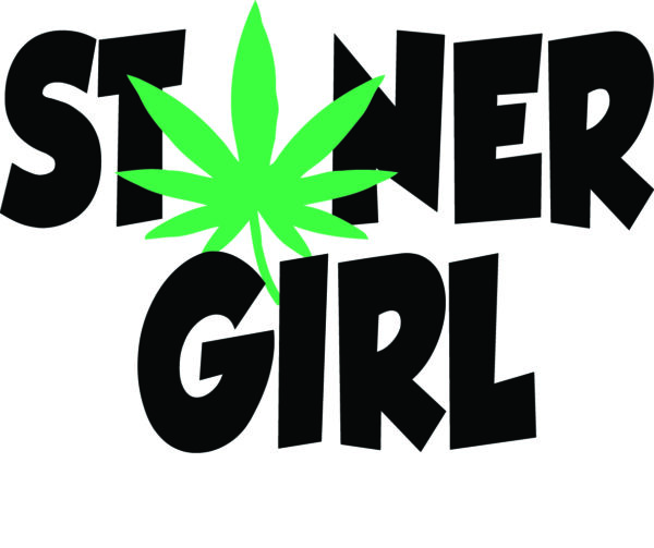 Cannabis Decal - Stoner Girl