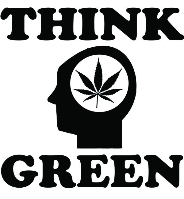 Cannabis Decal - Think Green